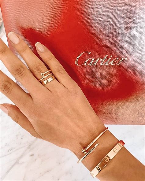 cartier two ring bracelet|cartier love collection ring.